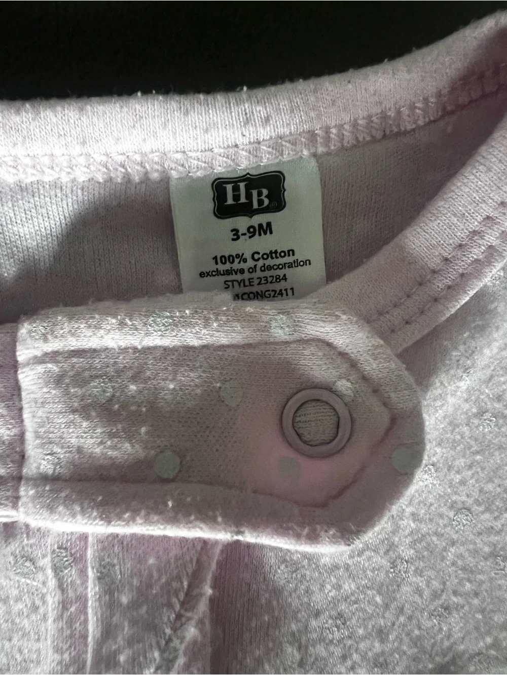 Hudson Baby Pink Polka Dot Cotton Sleep Sack - 3-9M